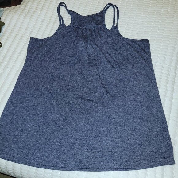 Blue Racerback Tank - Size M-L - Picture 2 of 4